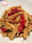 Pasta con peperoni al forno – Pasta with grilled capsicums