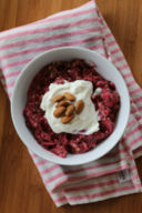 Banana-berry smoothie bowl