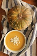 *recipe* Roasted pumpkin and garlic soup