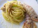Linguine con cicale di mare e limone