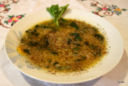 Pastina sedano e cipolla, paternustielle a’ maciuliatora