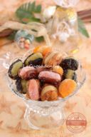 La staffetta natalizia di Compagni di Blogger | Frutta secca ripiena di pasta di mandorle