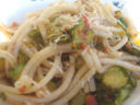 Ricette senza glutine: casarecce lunghe di riso, con zucchine,  guanciale e pecorino