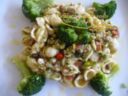 Orecchiette broccoli e pesce spada