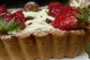 Crostata di fragole e cioccolato bianco