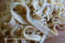 Tagliolini integrali con carciofi e pesce spada