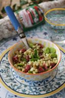 Insalata d’orzo con pesto, fave e salame Romagnolo Clai