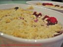 Il primo dolce del 2010 : crumble ai lamponi