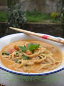 Laksa alle Verdure…. cioè Zuppa di Noodles Thailandese alle Verdure