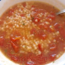 Zuppa al Pomodoro e Basilico Genovese