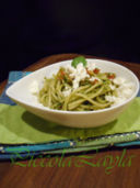 Spaghetti al Pesto Genovese con Pomodori e Feta Greca