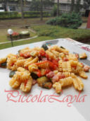 Riccioli con Zucchine Affumicate