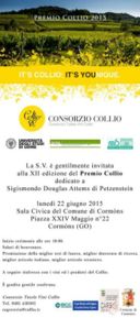 Premio Collio 2015: cerimonia a palazzo Locatelli