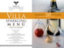 Villa sparkling menu, millesimati a tutto pasto