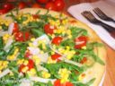 Pizza Pomodorini, Rucola e scaglie di Parmigiano