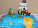 Torta di Peter Pan in pasta di zucchero