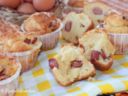Muffin salati Wurstel e Scamorza