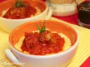 Tegamini di Polenta con Ragù di Salsiccia
