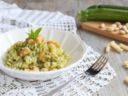 Fusilli con Pesto di Zucchine e Gamberetti