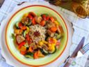 Tempeh in padella con verdure