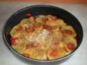 Tiella con patate e peperoni