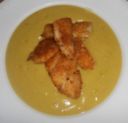 Crema di zucchine e rombo dorato