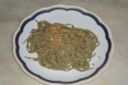 Spaghetti di grano saraceno con pesto alle noci e ricotta salata
