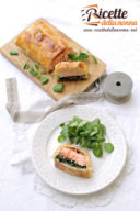 Strudel di salmone agli spinaci e pomodori secchi