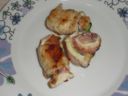 Pollo zucchine e speck