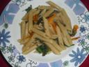 Penne carote e spinaci