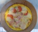 Frittata delicata con pomodori ed Emmental