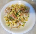 Orecchiette con cicale e zucchine