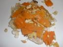 Pesce mandorle e carote