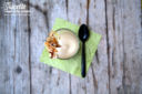 Mousse al dulce de leche con croccante di frutta secca
