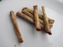 Rotolini in pasta fillo e Nutella