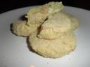 Medaglioni di patate e gamberetti