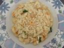 Risotto al limone e gamberetti