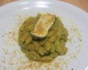 Gnocchetti sardi, nocciole, crema di asparagi e Tuma del Trifulau Occelli