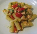 Rigatoni al salmone e prosecco