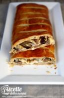 Strudel salato con radicchio di Treviso e Montasio