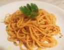 Spaghetti al sugo di triglie