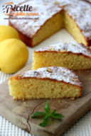 Torta Caprese al limone