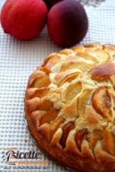 Torta soffice di yogurt e pesche