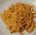 Fettucce di Gragnano alla crema di pomodori, capperi e frutta secca