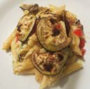 Penne ricotta e melanzane