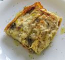 Lasagne con carciofi e salsiccia