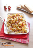 Garganelli freddi alla burrata e pomodorini secchi