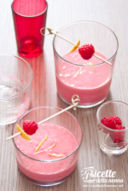 Frullato vaniglia e lamponi