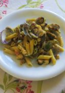 Pasta con vongole veraci e gamberi