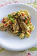 Orecchiette con alici, limone e zucchine